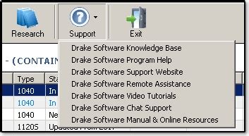drake software support knowledge base